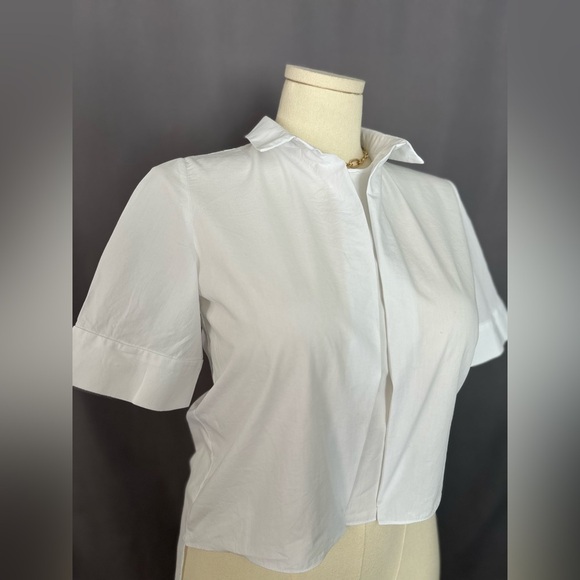 Zara Classic White Button-Down Shirt (908) - Picture 10 of 14